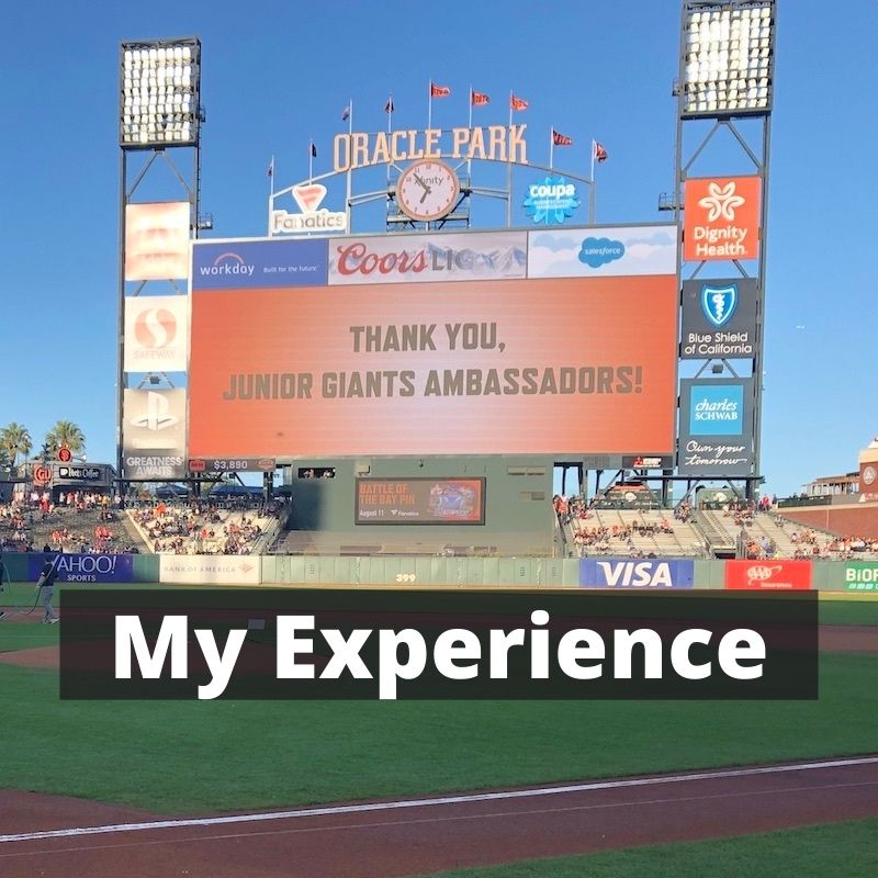 A picture from Ambassador Recognition Night at Oracle Park